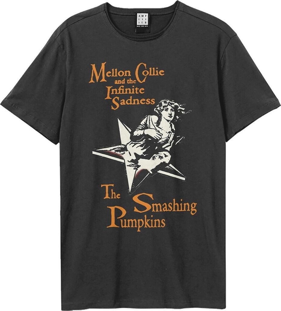 Amplified - "Mellon Collie And The Infinite Sadness" T-Shirt für Herren/Damen Uni GD1777 (M) (Holzkohle)