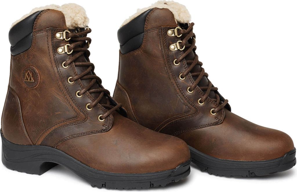 Mountain Horse Schuhe Damen Snowy River Lace Reitboots Brown