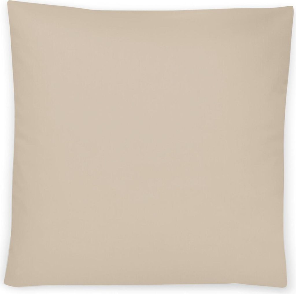 Irisette Mako-Satin uni Kissenbezug Paris 8000 beige 40 x Produktbild 