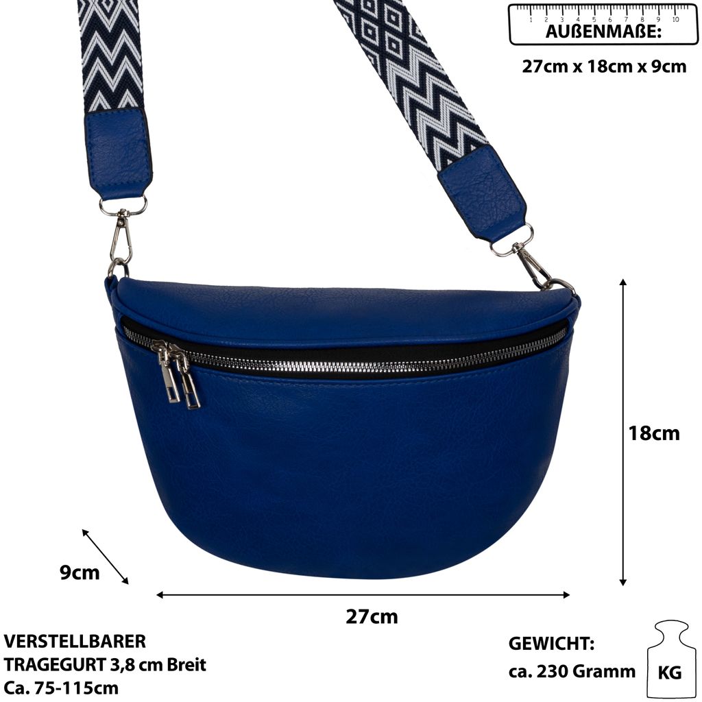 Umhängetasche Dame, Modische Cord-Hüfttasche, Bau Produktbild-Vorschau 13