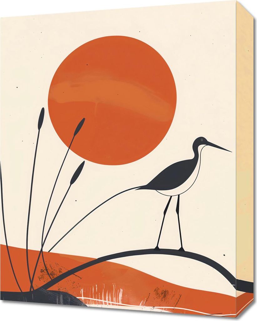 Bild 40x50cm Wärme der Sonnenuntergänge