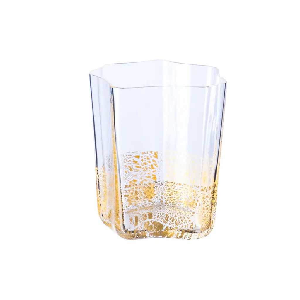 Design Carlo Moretti Epta Oro - Bicchiere Murano Contemporaneo Luxury