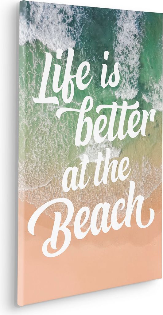Keilrahmenbild - Here and Now - Größe 40 x 60 cm