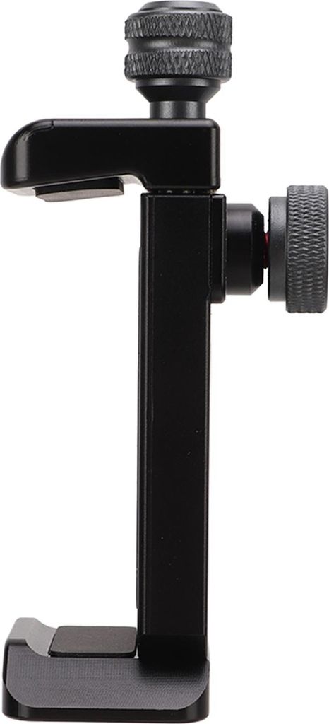 VELEDGE V6 Metall-Stativhalterungsadapter Universal-Handy 1/4 Zoll Schraubenloch Kaltschuhmund Smartphone-Clip für Vlog