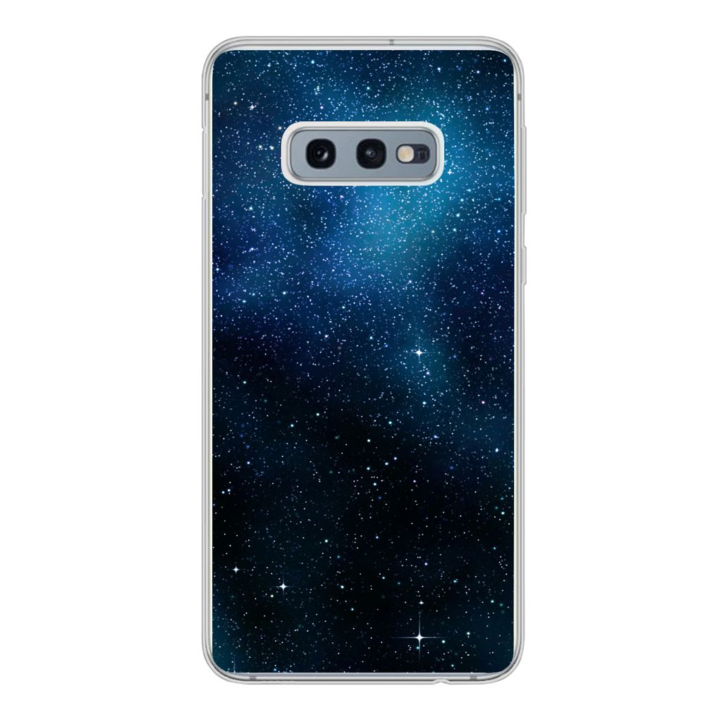 MuchoWow Handyhülle Schutzhülle Hülle für Samsung Galaxy S10e Galaxie - Nacht - Galaxie - Jungen - Mädchen - Kinder Silikon Softcase Handy H...