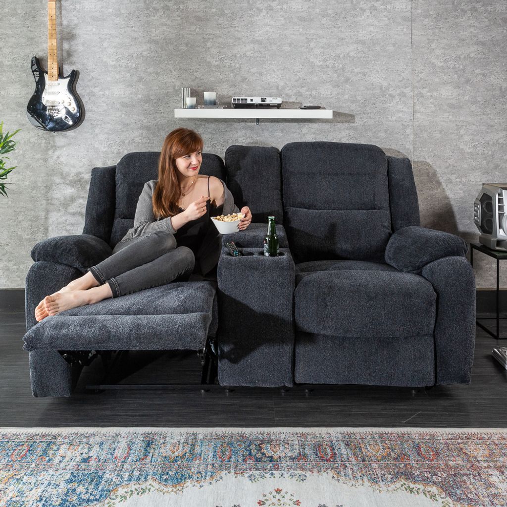 riess-ambiente Exklusiver 2er Kino Sessel HOLLYWOOD Produktbild
