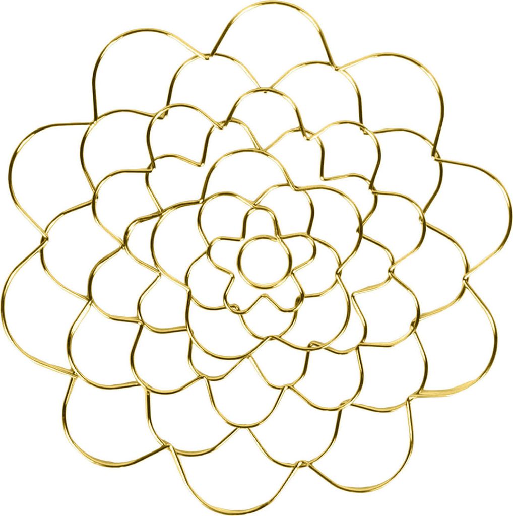 Wiederverwendbares Blumengitter aus Edelstahldraht, Blumenhalter in Blumenform für Vasen-Blumenarrangements und Pflanzenpräsentation