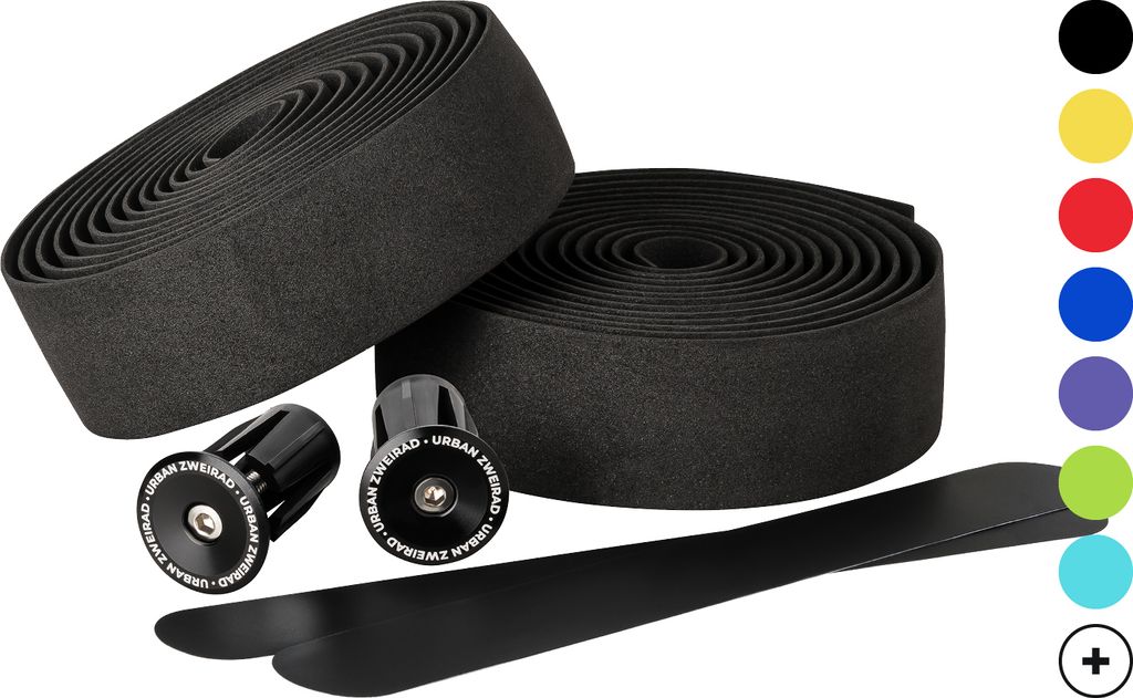 Fahrrad Lenkerband (Standard) mit Aluminium Lenkerstopfen
