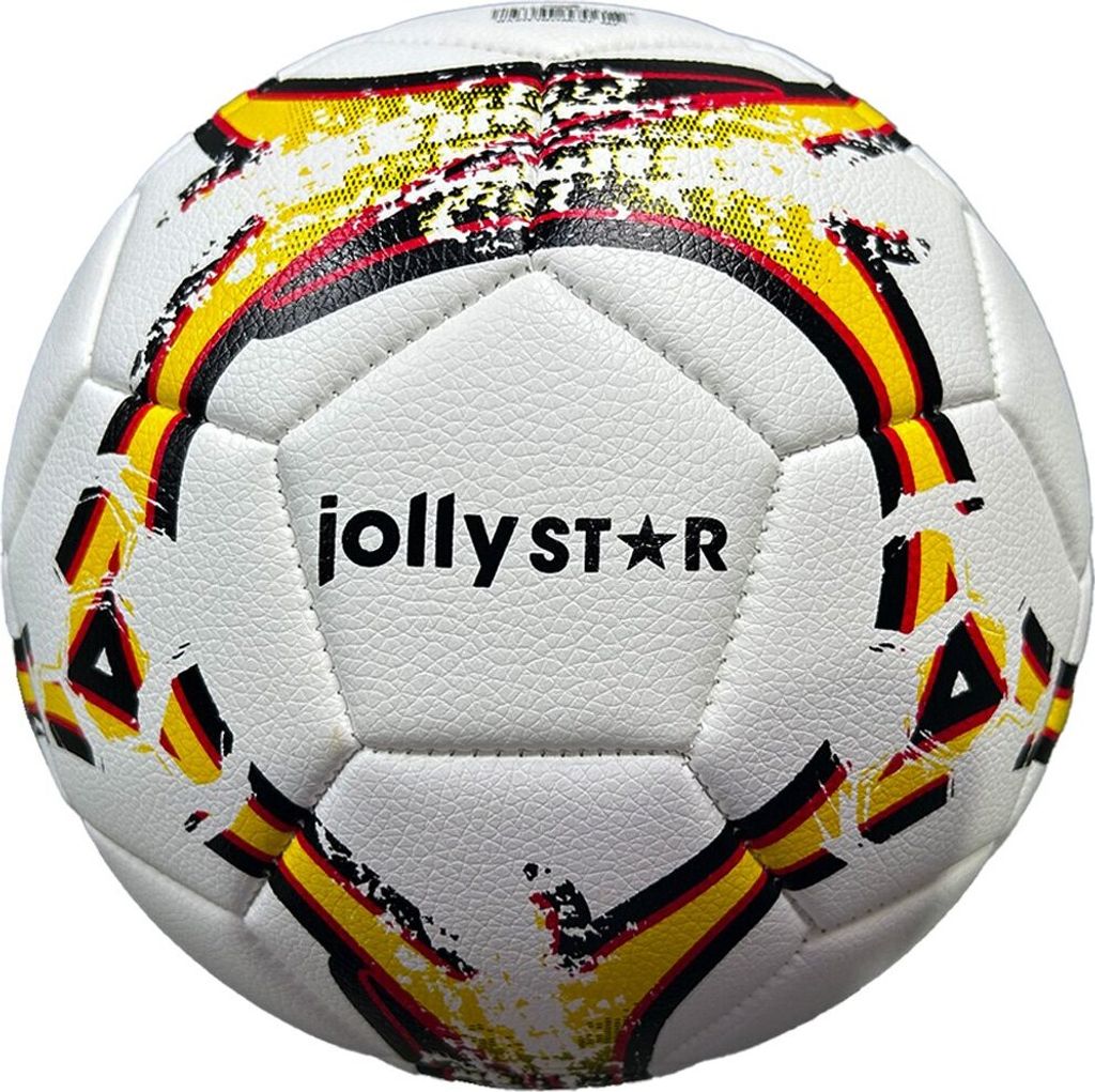 JollyStar Fußball Größe 5, 32 Panel, 3.5 mm TPU für Training & Spiel Gelb