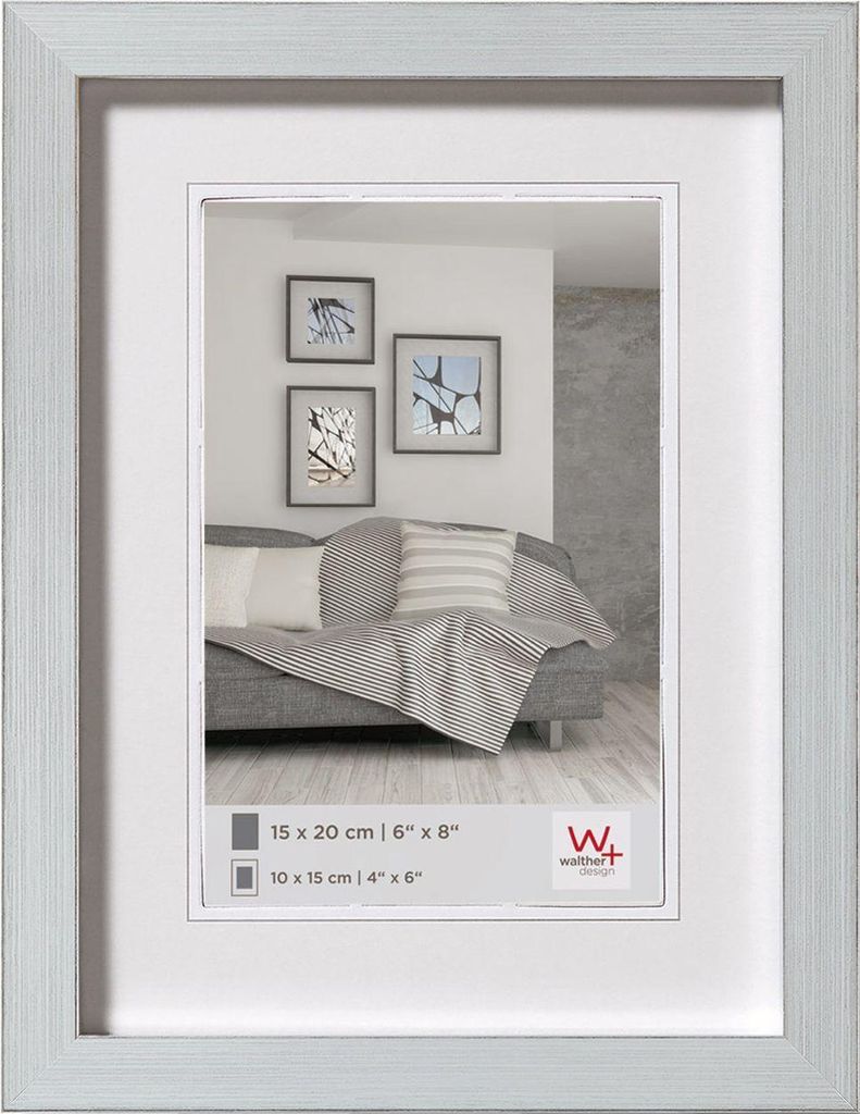 Walther, JK824S, Construction Designrahmen 018X024 cm SILBER