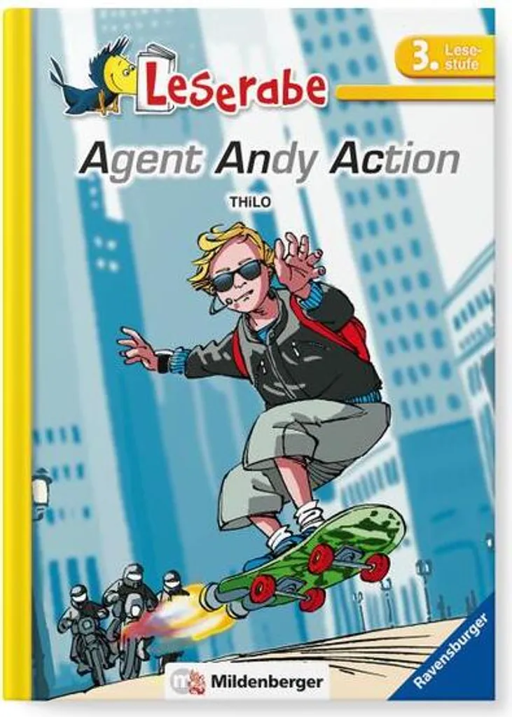 Livre Apprentissage Lecture Agent Andy Action Leserabe pour Soirée Fun