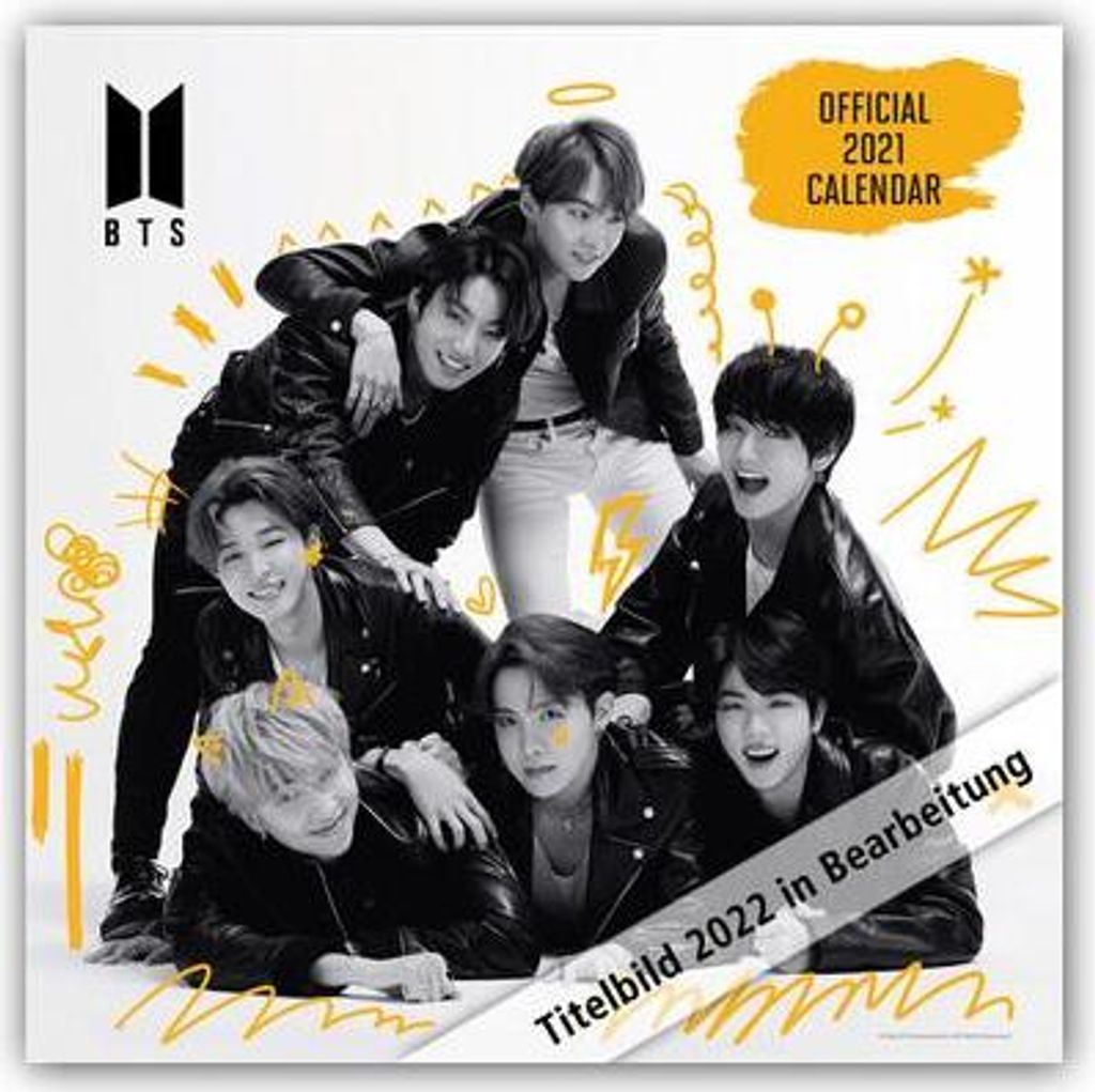 BTS - Bangten Boys 2022 - Wandkalender