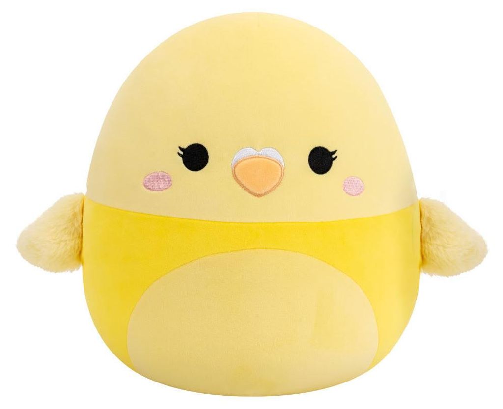 SQUISHMALLOWS Gelber Wellensittich – Shayna, 30 cm