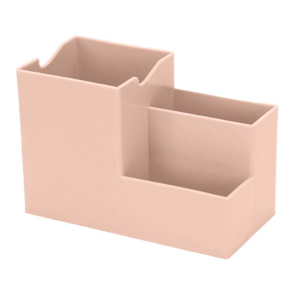 Multifunktionaler Desktop -Stifthalter Stationery Make -up Tools Organizer Solid Colf Plastic Box Schreibtisch Mobiltelefonhalter Büroschule Vorbi...