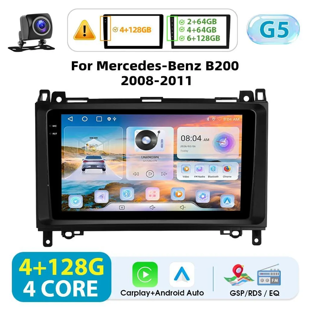 Autoradio Android CarPlay pour remplacer votre ancienne radio de voiture