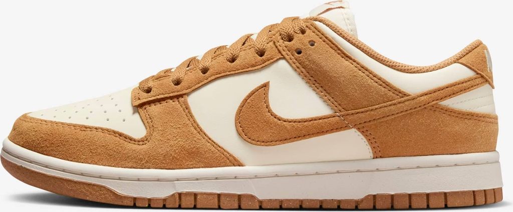 Nike Dunk Low "Flax Coconut Milk" Orange-Braun, Größe: 44