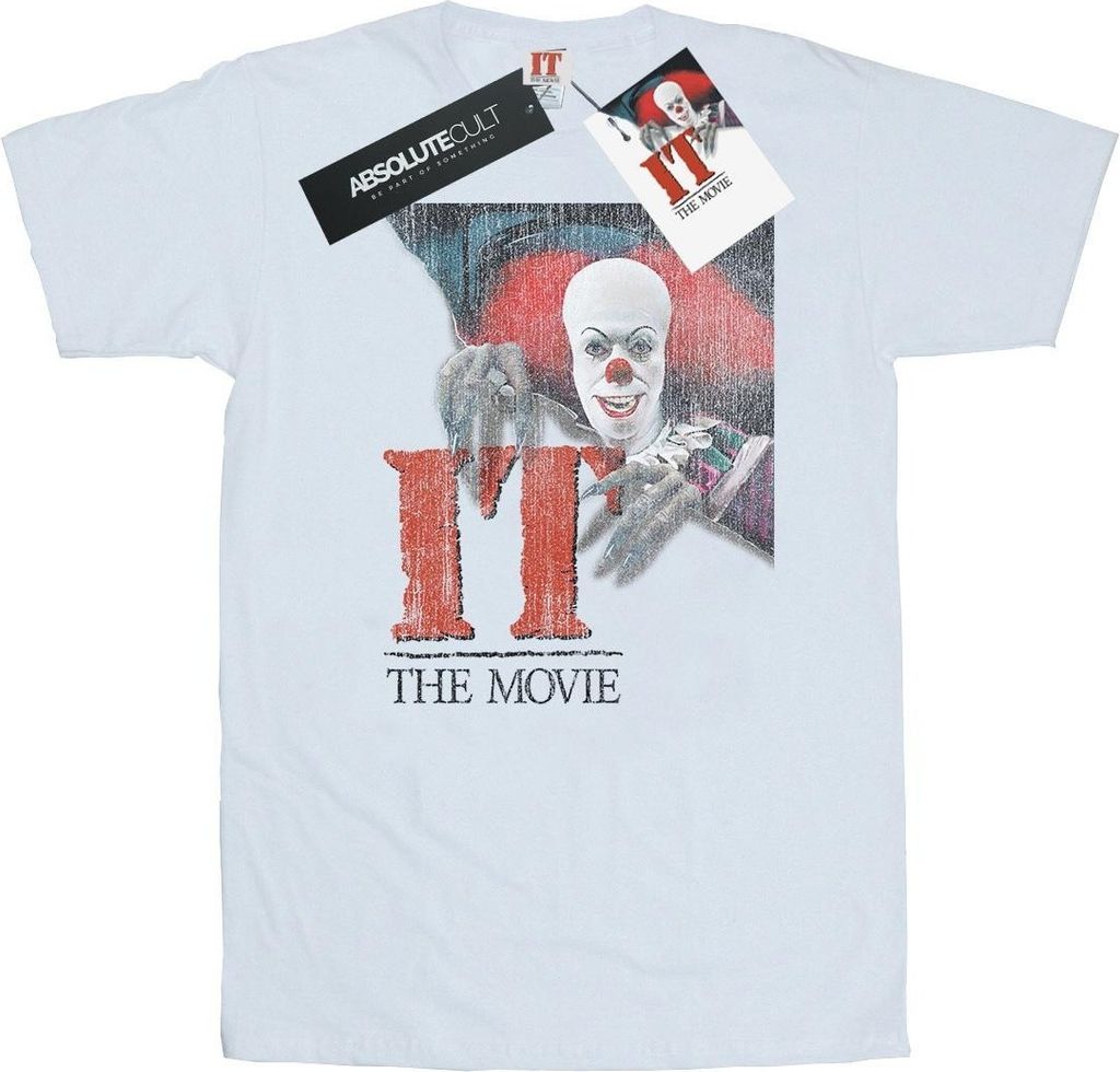 It (1990) - T-Shirt für Herren BI48156 (L) (Weiß)