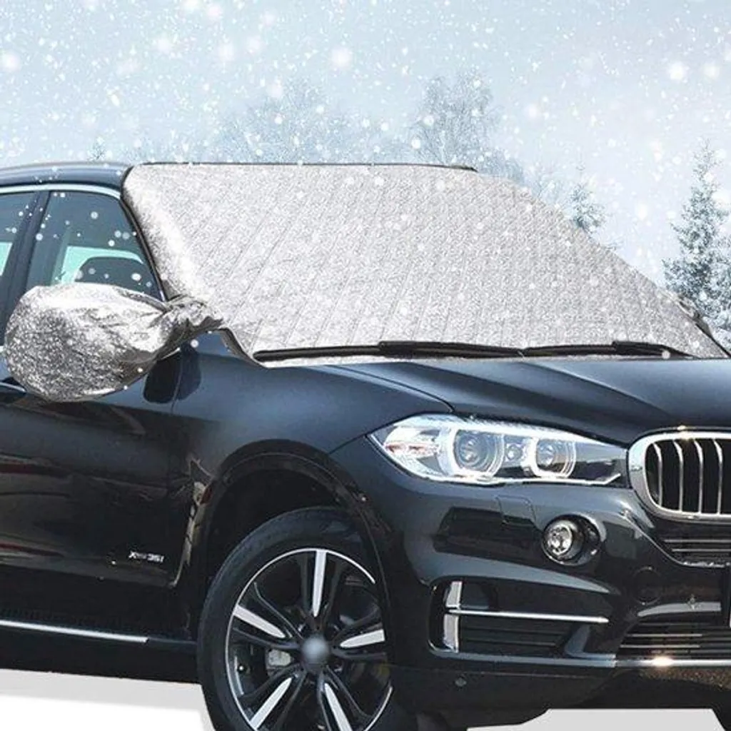 Bâche de protection pare-brise voiture universelle neige glace poussière
