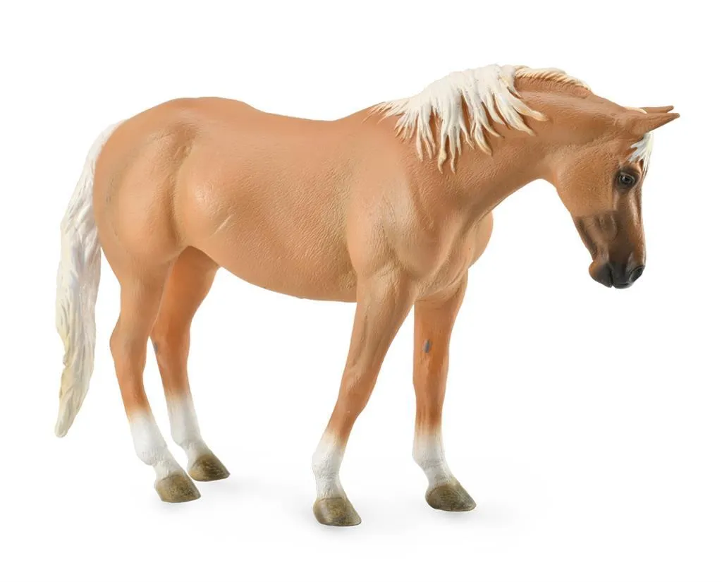 Figurine Cheval Jument Quarter Horse 1/12 - Jouet Équestre ultra Réaliste