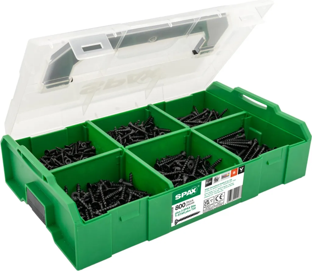 Mallette compacte SPAX L-BOXX Mini noir BLAX avec séparateurs modulables - 3