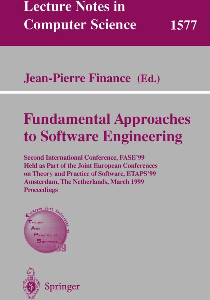 Fundamental Approaches to Software Engineering