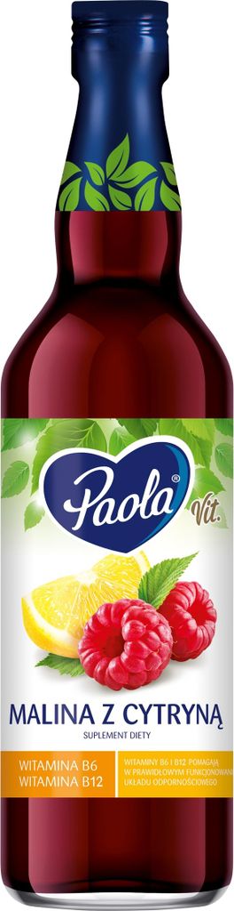 Paola Himbeer-Zitrone Nahrungsergänzungsmittel 680 ml
