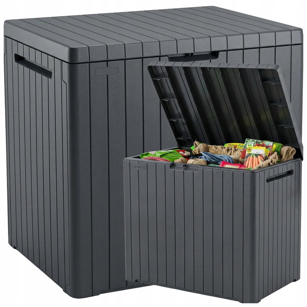 KETER Gartenbox Aufbewahrungbox Emily City Box Outdoor 113L Produktbild 