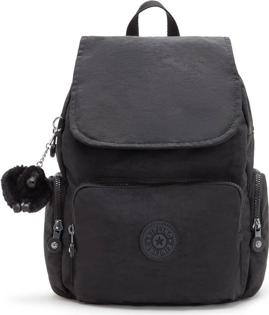 Kipling City Zip Mini Backpack Noir - Sac à dos Femme Compact Noir