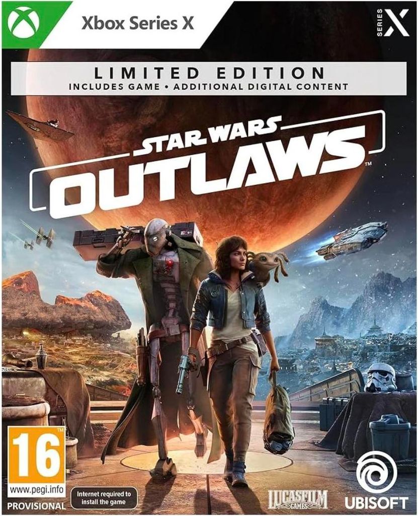 Xbox Games Xbox Series X Star Wars Outlaws Durchsichtig PAL Produktbild 