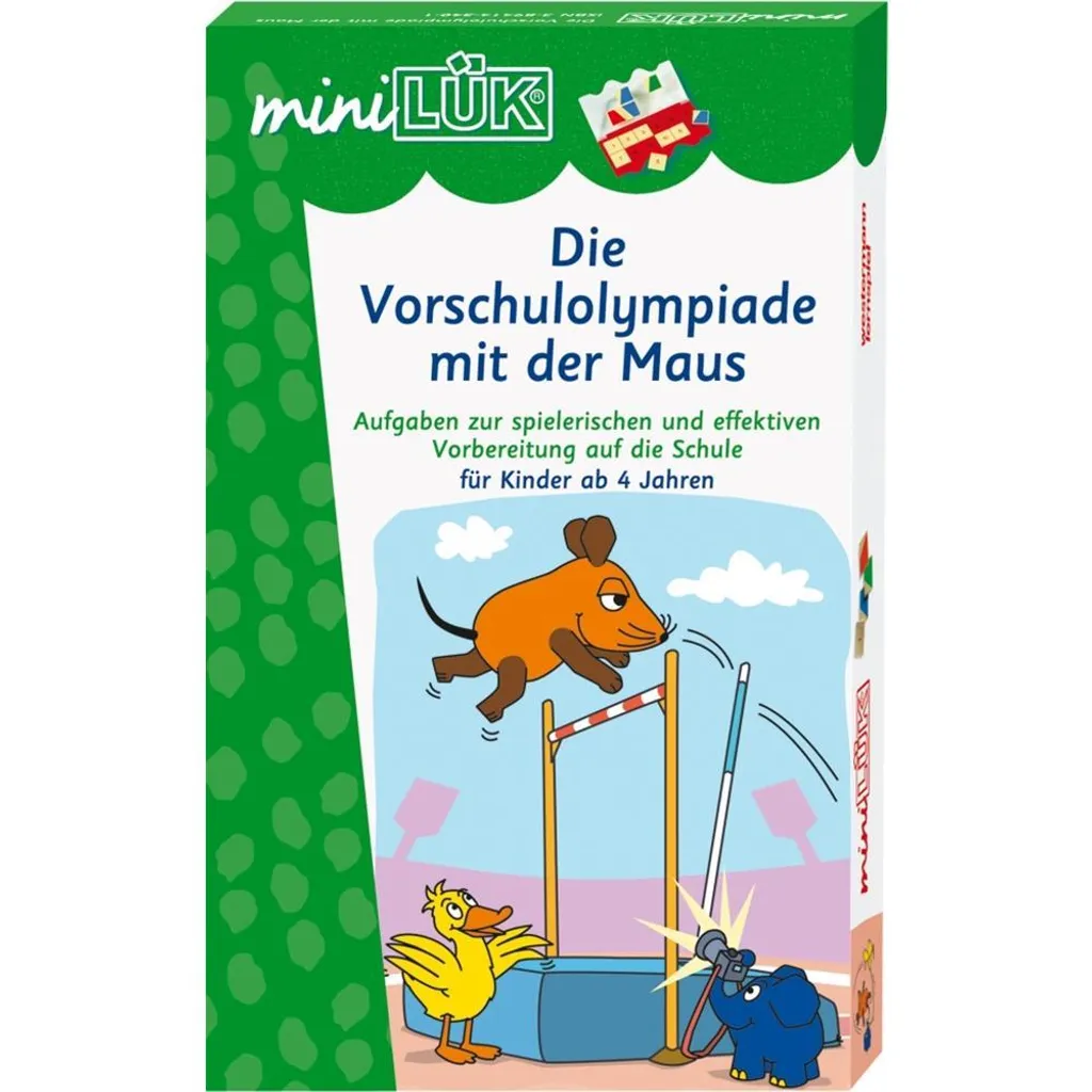 Set mini-LÜK Autocorrectif Die Vorschulolympiade Éveil et Logique