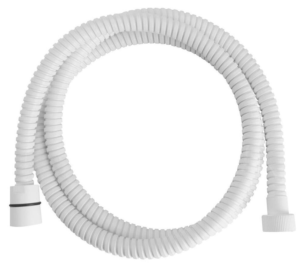 Kovová sprchová hadica POWERFLEX, 150 cm, matná biela Obrázok produktu 