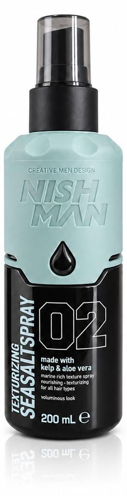 Nishman - Sea Salt Spray 02 Kelp & Argan Oil - Tónico Imagen del producto 