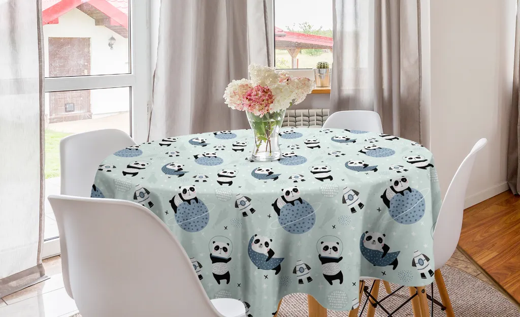 Tovaglia per Esterni Panda 150cm - Ideale per Picnic e Gazebo