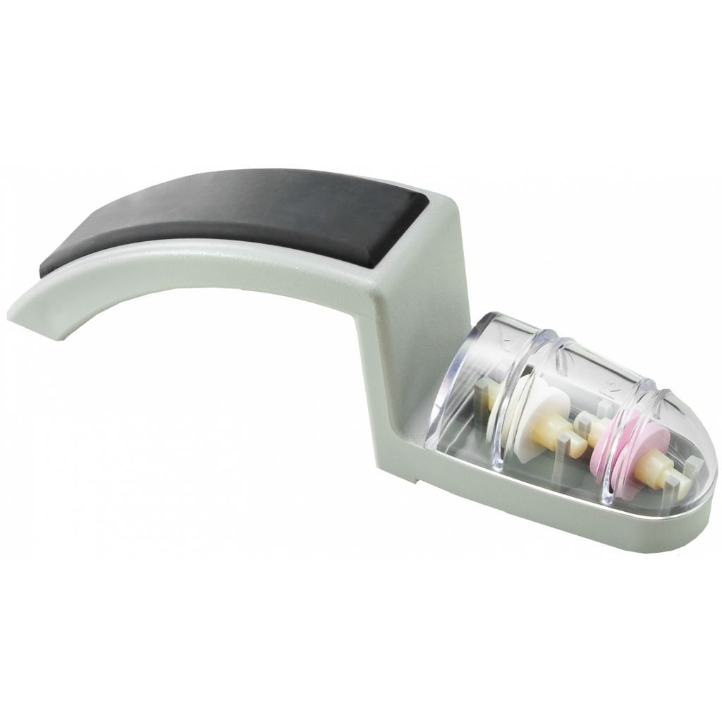 Global 220 Keramik-Wassermesserschärfer, Grau und Schwarz, MinoSharp