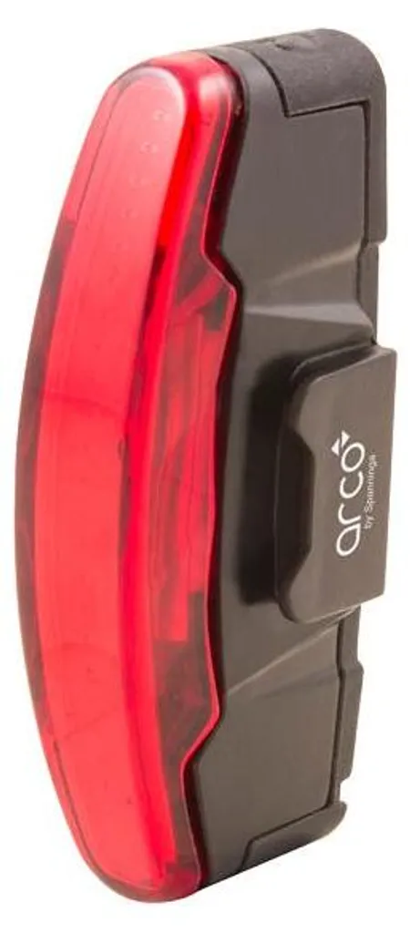 Feu arrière de vélo USB Spanninga Arco Flash ultra puissant rouge