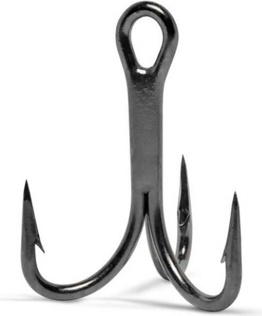 VMC 9626 O'Shaughnessy 2X-Strong X-Short Treble Hook - Drillingshaken, Größe/Packungsinhalt:Gr. 8 / 10 Stück