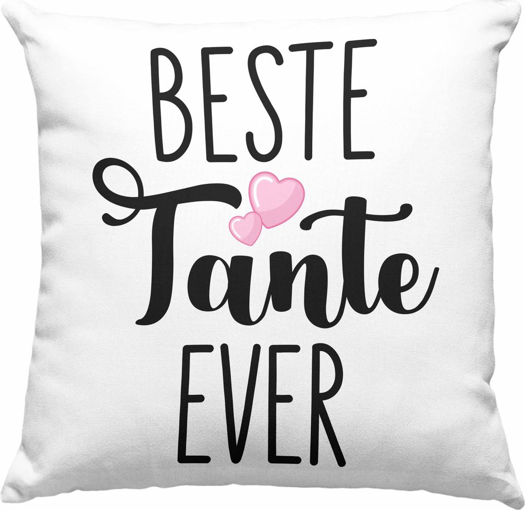 Trendation - Beste Tante Ever Deko-Kissen mit Füllung 40x40 Produktbild 