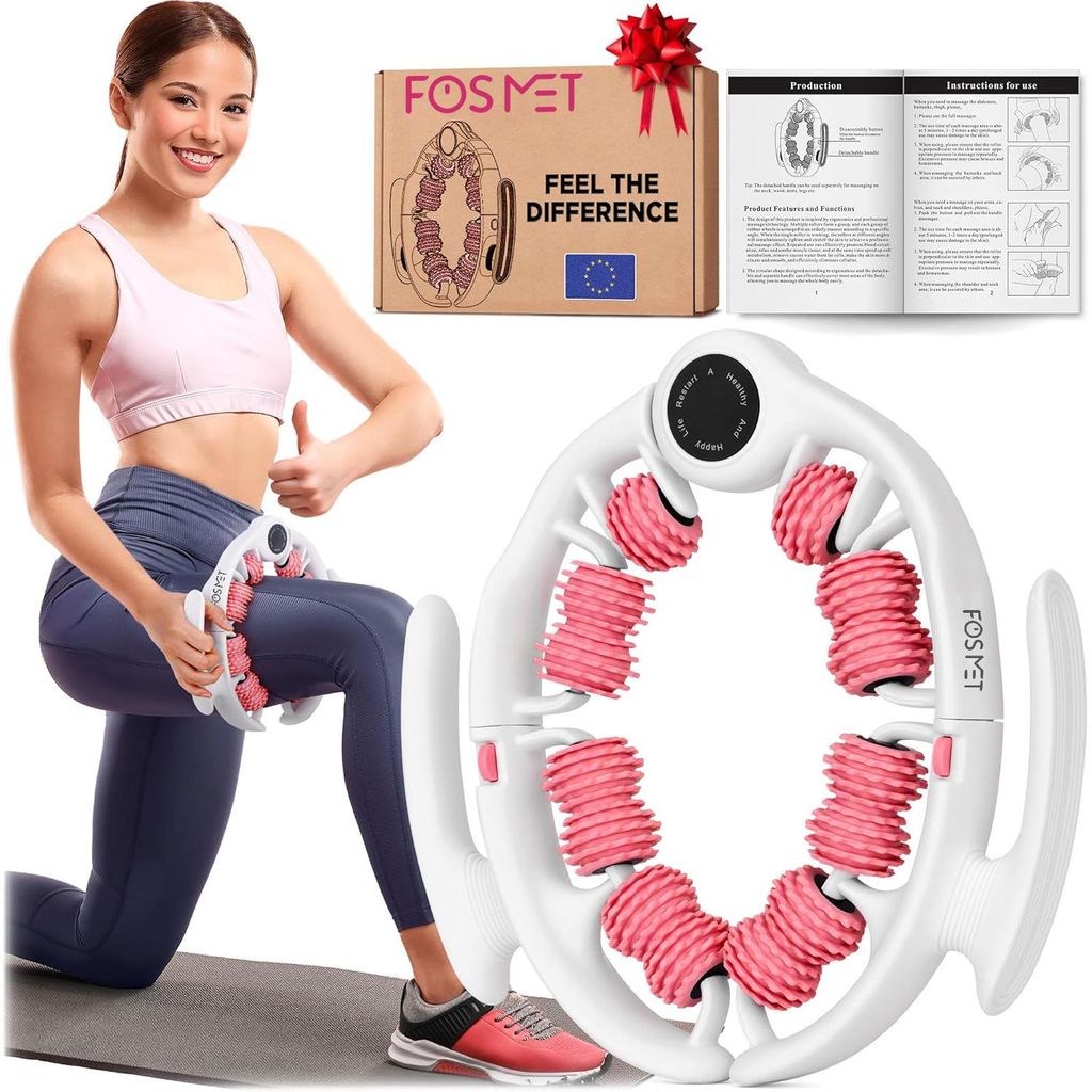 Massagegerät Manuelles Anti-Cellulite Massagegerät,3-in-1 Cellulite Entfernung,180°-flexible Öffnung,ideal für Arme, Oberschenkel, Gesäß und...
