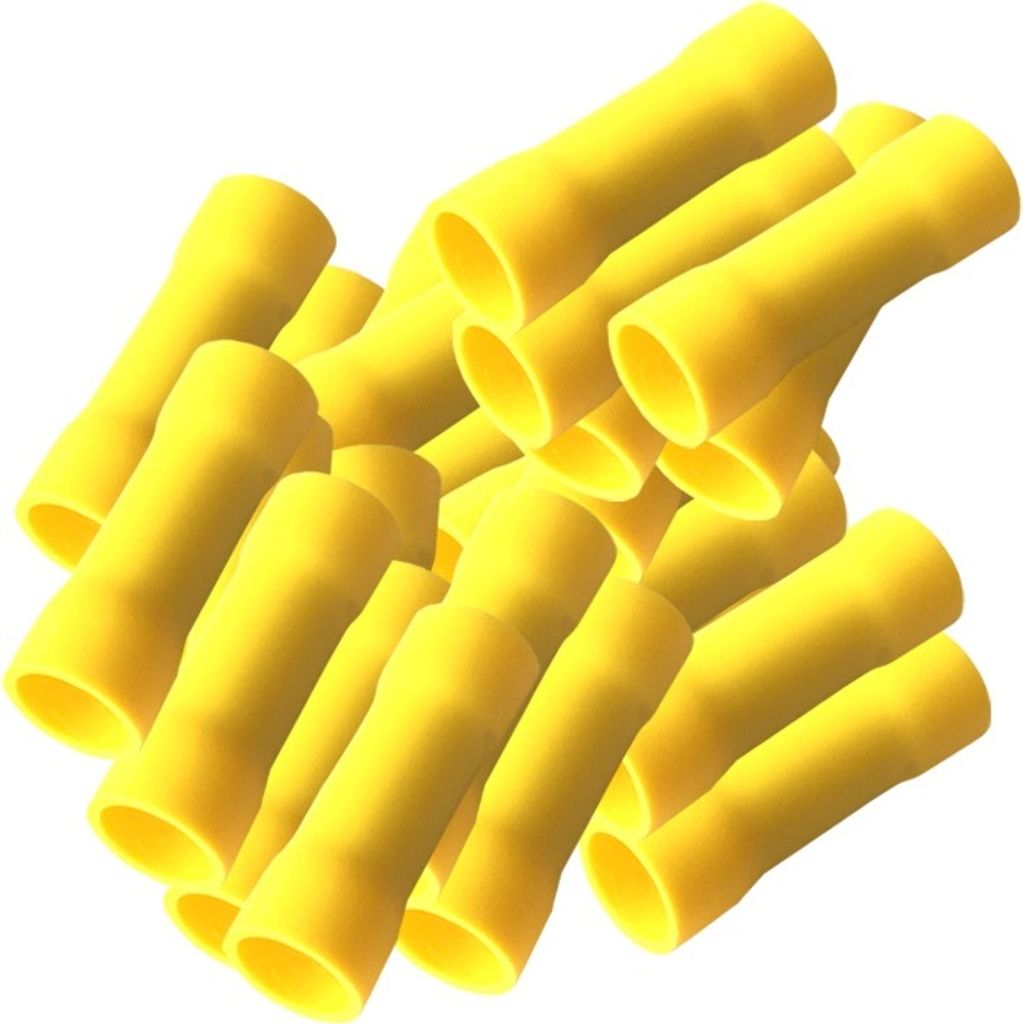 50x ARLI Stossverbinder isoliert gelb 4 - 6 mm²