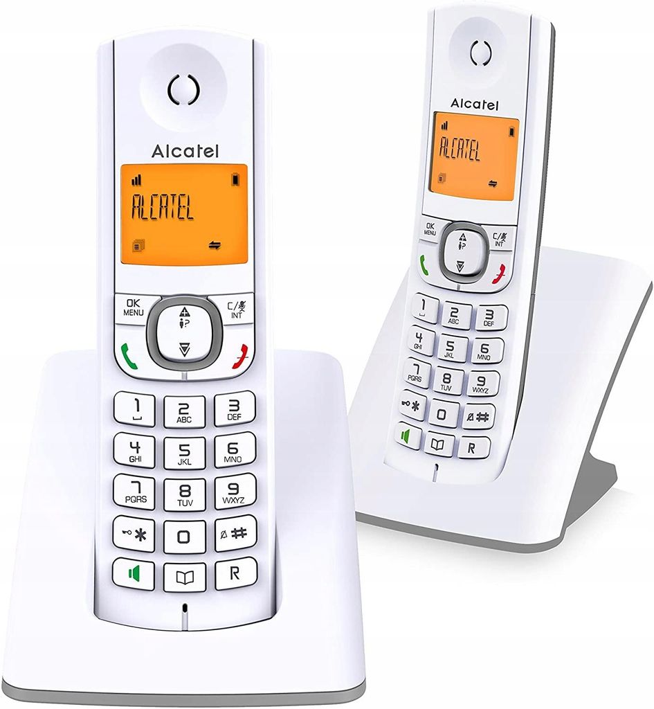 Téléphone Alcatel F530 Duo 2, avec deux écouteurs, blanc et Image du produit 