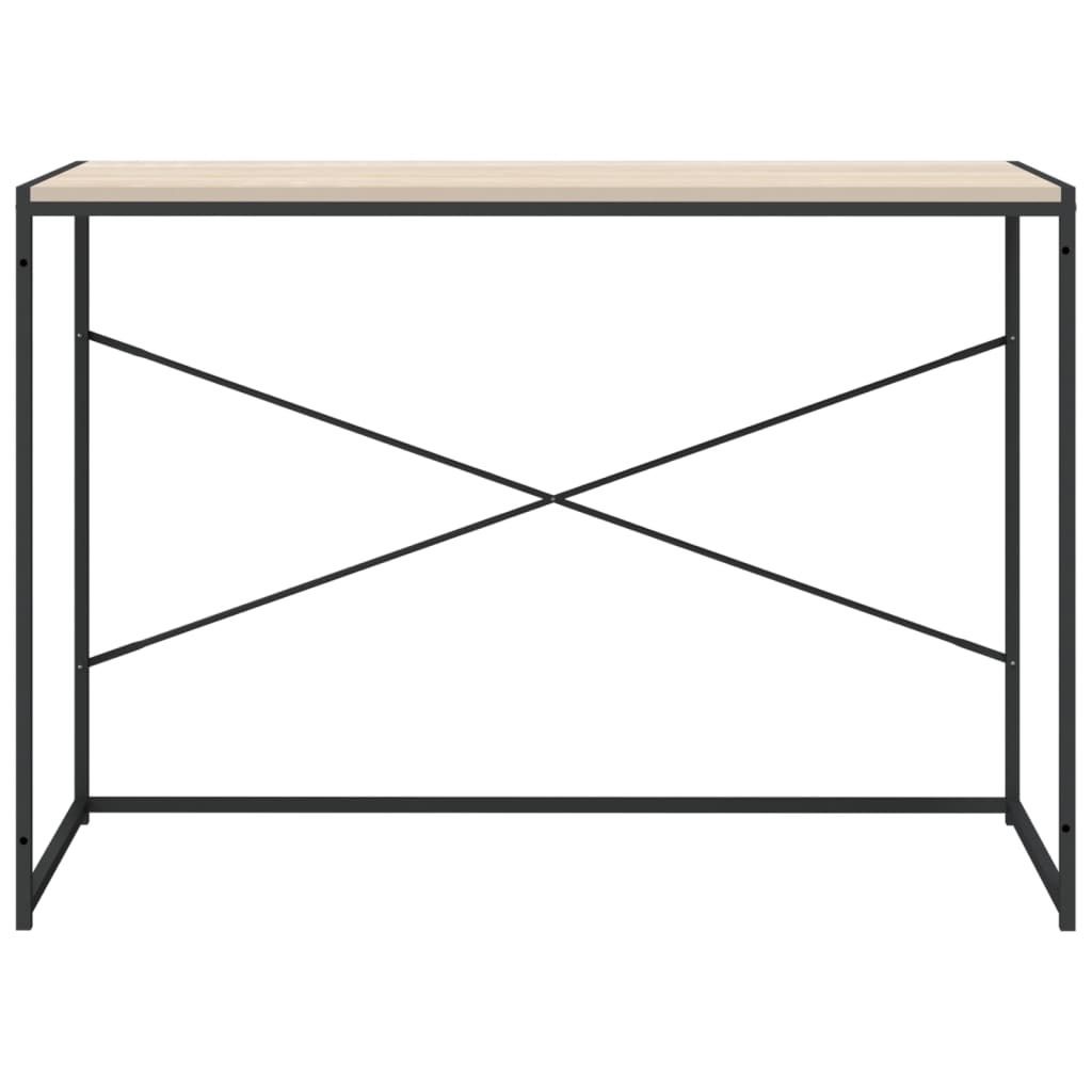 "im Sonderangebot"Schreibtisch/Büro-Möbel - CLORIS - Computertisch moderner -/Büro-Möbel - CLORIS - Computertisch moderner - Schwarz und Eiche-...