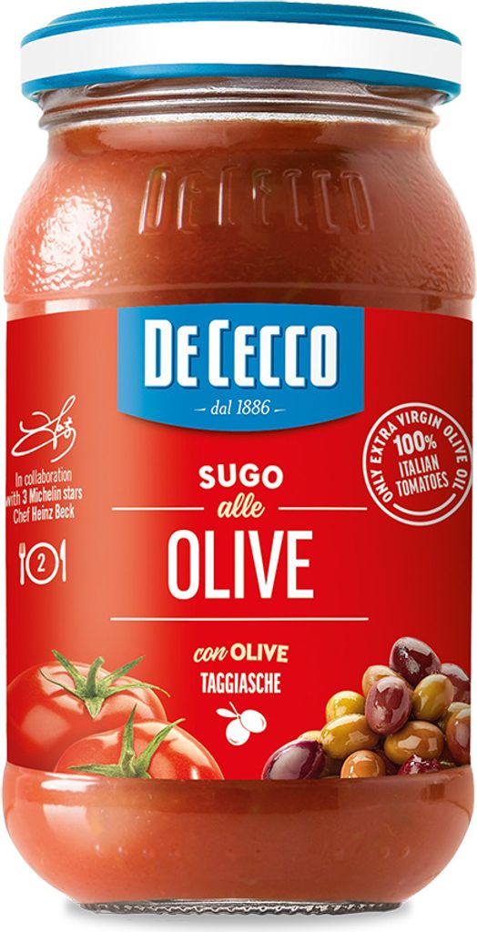 Sugo Alle Olive 200gr btl - De Cecco