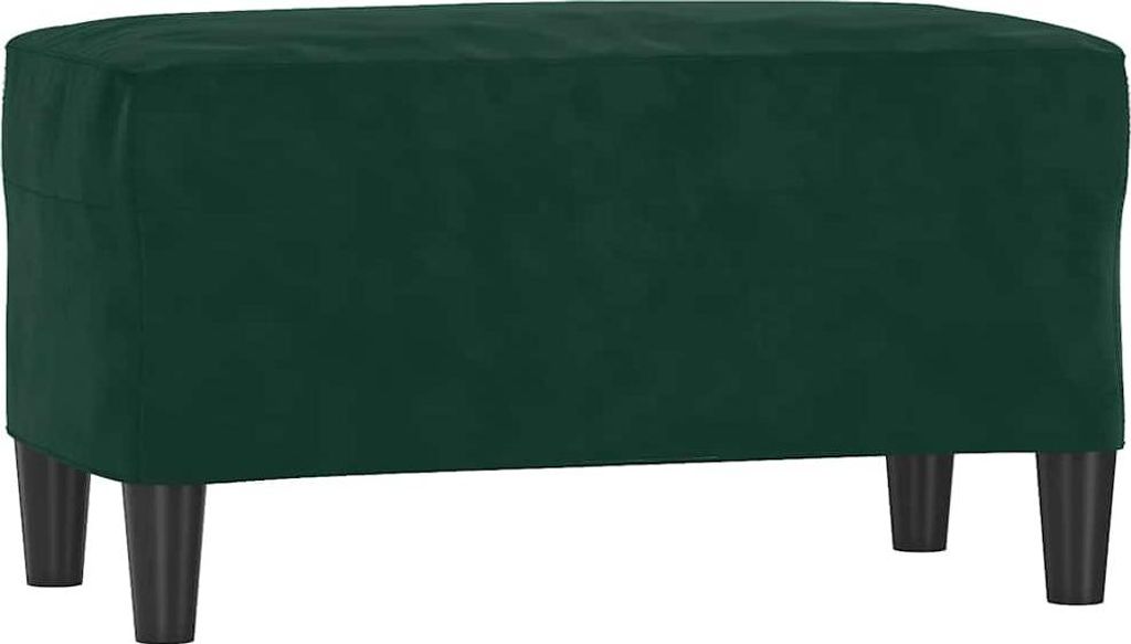 vidaXL Lavica Dark Green 70x35x41 cm Velvet Obrázok produktu 