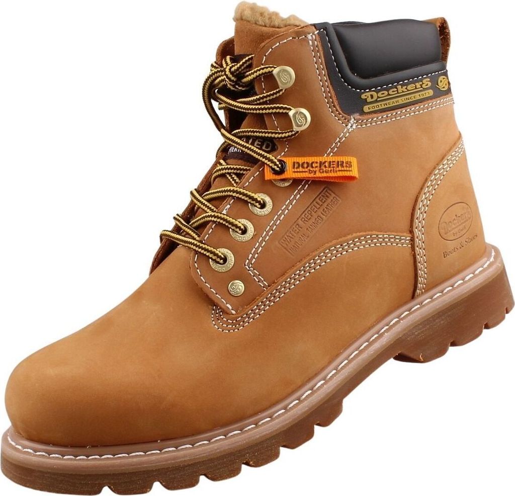 Dockers by Gerli Stivali Stringati Beige