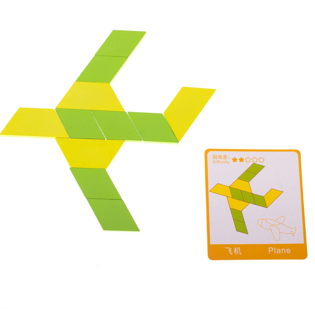 Montessori puzzle dřevěné tvary 155el. Obrázek produktu 6