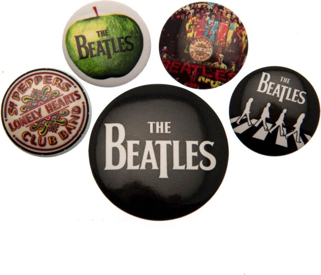 The Beatles - Anstecker-Set 5er-Pack - Kunststoff BS2297 (Einheitsgröße) (Bunt)