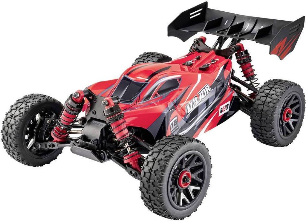 Reely Major Rot Brushed 1:14 RC Modellauto Elektro Buggy Allradantrieb (4WD) RtR 2,4 GHz Inkl. Akku und Ladegerät