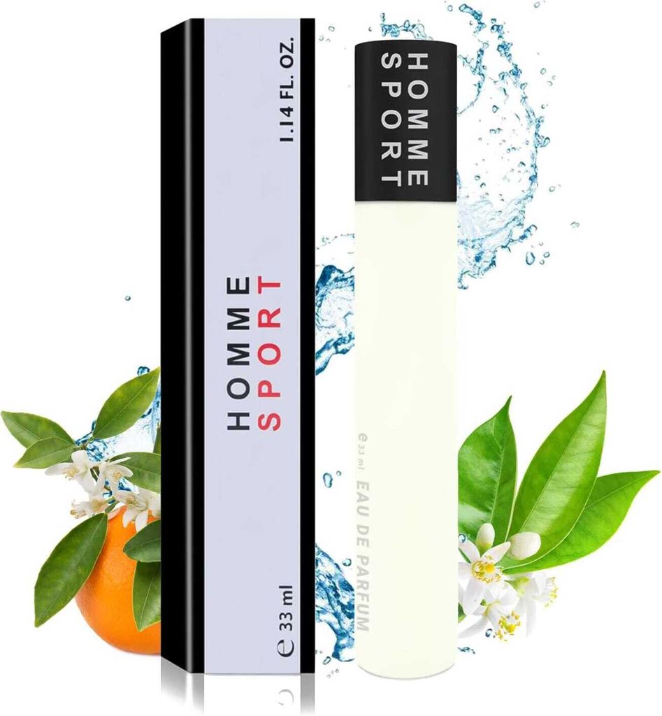 Herren Parfüm NAINA - Homme Sport 33ml – Inspirierte Parfums für Männer – Flakon Eau de Parfum – Einzigartige Düfte und Dufterlebnisse -...