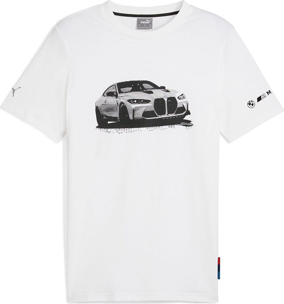 Puma Select Bmw Motorsport Ess Kurzarm-t-shirt Weiß S Herren,Damen Weiß S
