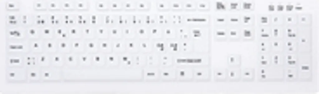 Clavier Médical Sans Fil Cherry AK-C8100 Blanc QWERTY pour Cliniques